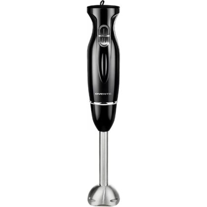 OVENTE Electric Corded Hand Blender, 300W with 2 Mixing Speeds Black