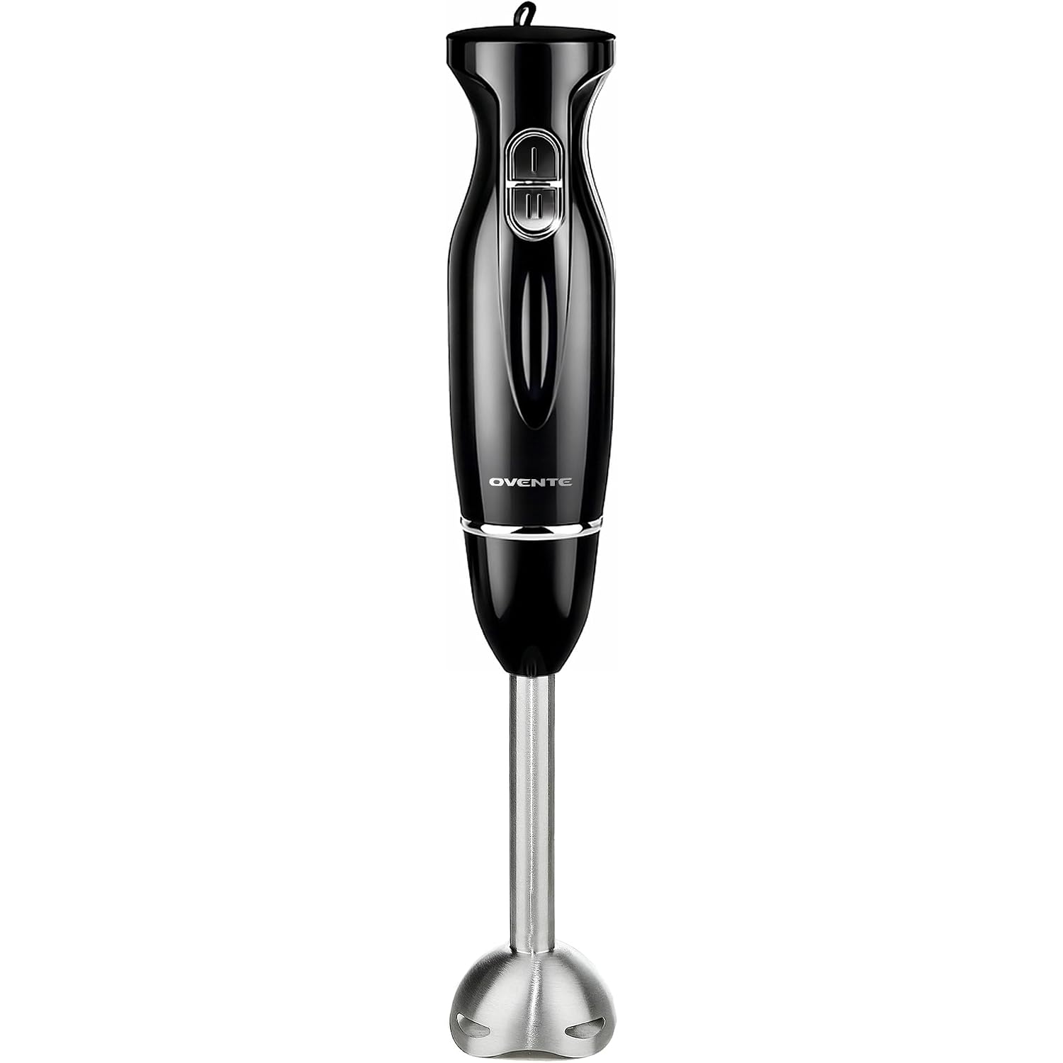 OVENTE Electric Corded Hand Blender, 300W with 2 Mixing Speeds Black