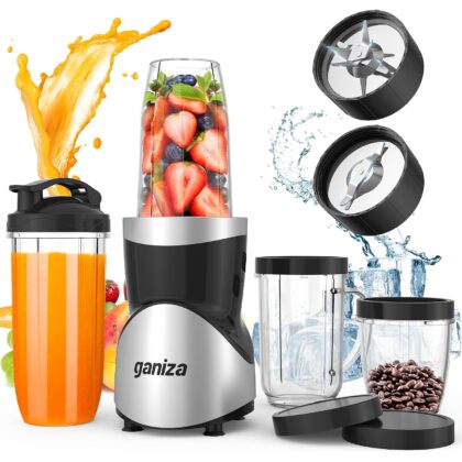 Ganiza Smoothie Blender, 900W Blenders Shakes and Smoothies